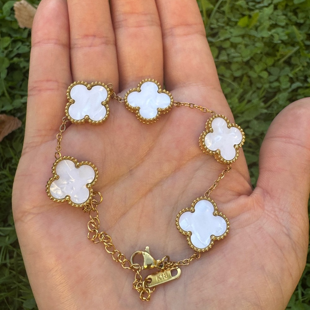 White Clover Bracelet